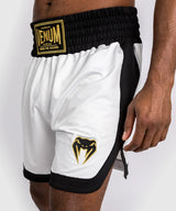 Venum Classic Boxing Shorts - white/black, VENUM-05167-210