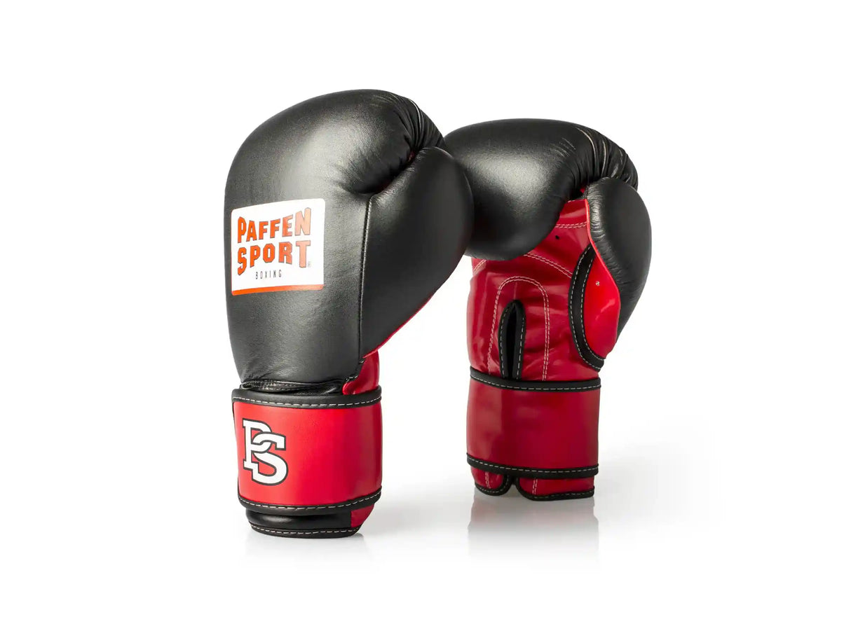 Black and red boxing gloves online