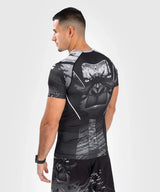 Venum Gorilla Jungle Short-Sleeve Rashguard, black/white - VENUM-05077-108