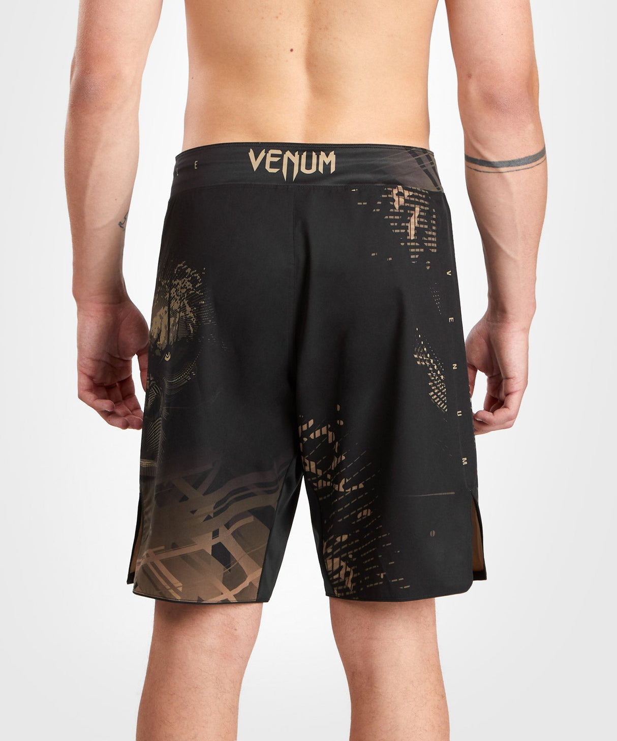 Venum MMA Shorts Gorilla - black/beige, VENUM-05080-228