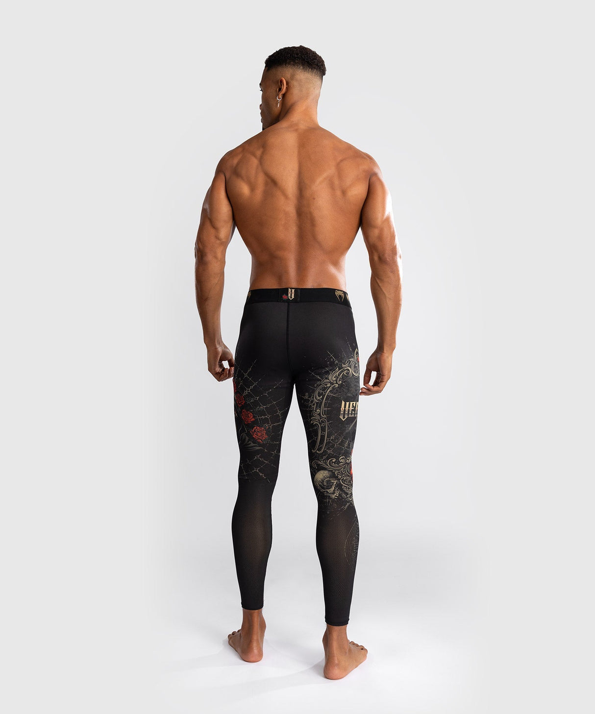 Venum Santa Muerte 5.0 Compression Leggings - black/gold, VENUM-05334-603