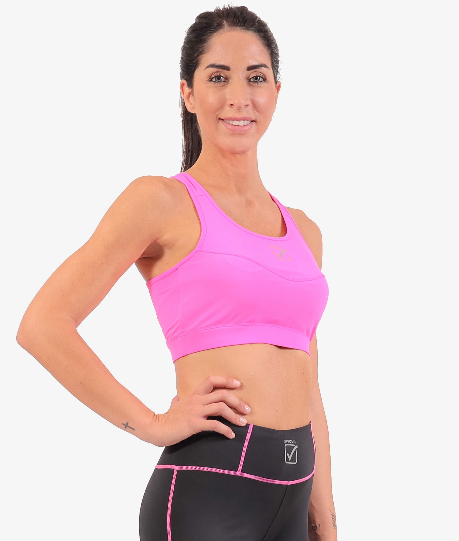 Givova Sports Bra hot pink FIT04 0006