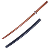 Bokken with plastic case, tsuba and sageo - natural - 8001051
