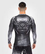 Venum Gorilla Jungle Long-Sleeve Rashguard - black/white, VENUM-05078-108