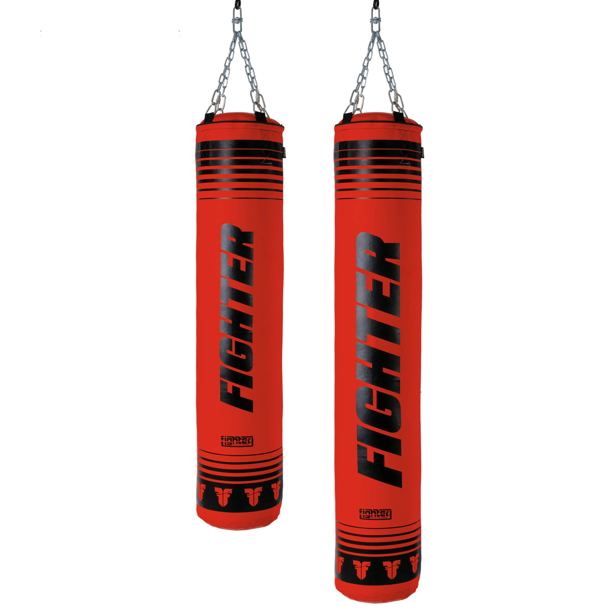 Sac lourd de boxe Fighter XTR 150 à 180cm - rouge/noir