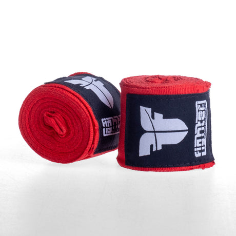 Bandages semi-élastiques pour les mains Fighter - rouge, FHW-3030-03