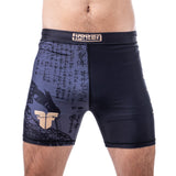 Fighter MMA Compression Shorts Samurai - black/gold, FCSM-01-SAM