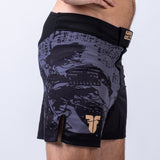 Fighter MMA Shorts Samurai - black/gold, FSHM-SAM-01