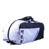 Fighter Sports Bag/Backpack - Taekwon Do - white/gray, FTS-12-TD-PL