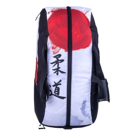 Fighter Sports Bag/Backpack - Judo - white/red, FTS-14-JUD-L