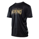 Fighter BOXING Training Shirt - black, FTSH-02BLBX