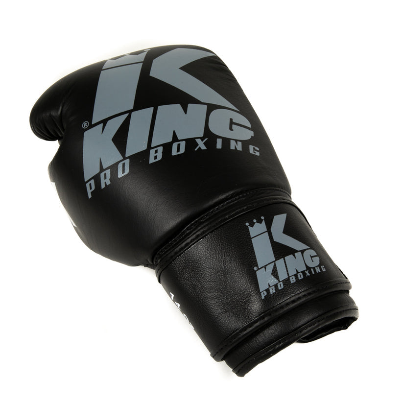 King PRO Boxing Boxing Gloves Platinum 7 - black/gray, KPB/BG PLATINUM 7