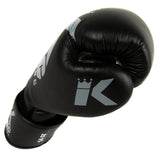 King PRO Boxing Boxing Gloves Platinum 7 - black/gray, KPB/BG PLATINUM 7