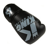 King PRO Boxing Boxing Gloves Platinum 7 - black/gray, KPB/BG PLATINUM 7