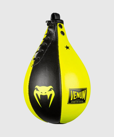 Venum Hurricane Speed Bag  - black/neon yellow, VENUM-04055-116-M