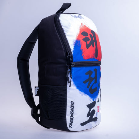 Fighter backpack Size S - Taekwon Do Taegeuk - white/logo, SBFS-TD-TG