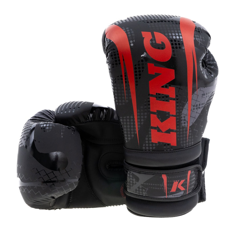 King Pro Boxing Boxing Gloves Shogun 3 - black/red, KPB/BG Shogun 3