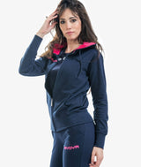 Givova Donna Tracksuit - blue/pink, TR028