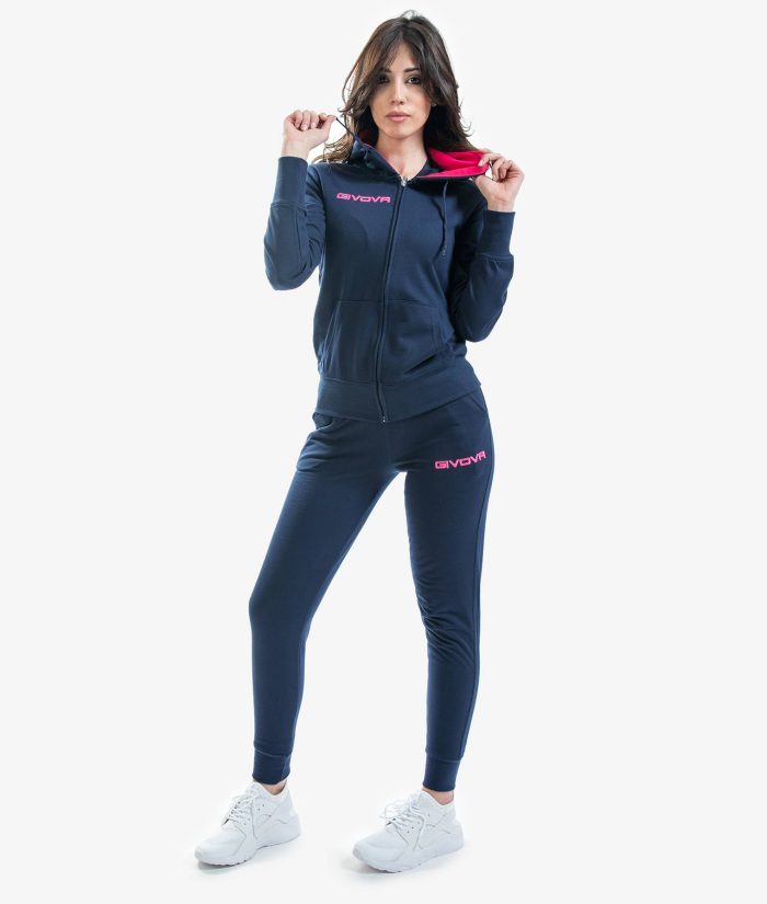 Givova Donna Tracksuit - blue/pink, TR028