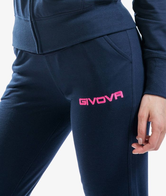 Givova Donna Tracksuit - blue/pink, TR028