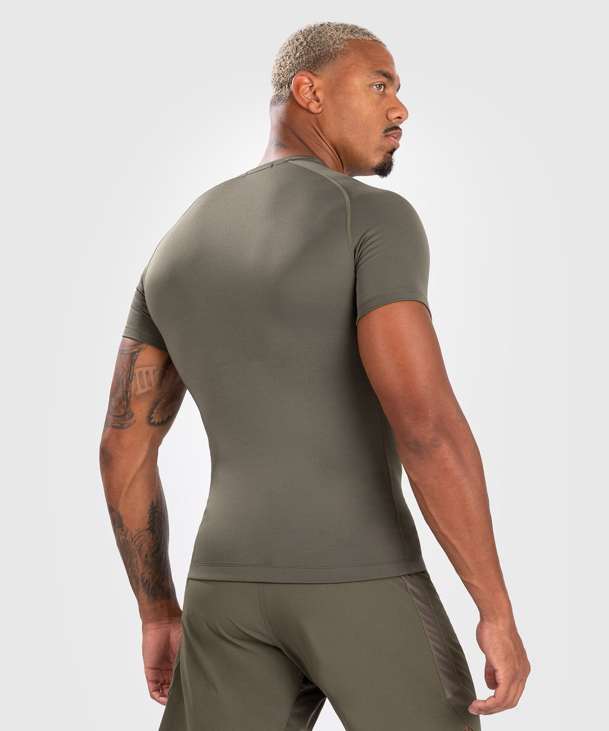 Venum Contender Short Sleeve Rashguard - khaki, VENUM-05160-015