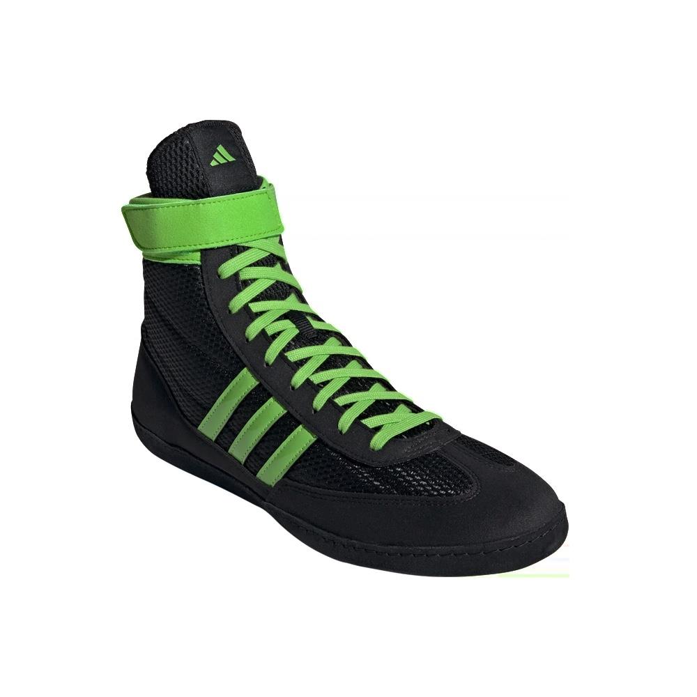 Adidas Wrestling Shoes Combat Speed 4  - black/neon, IG2025