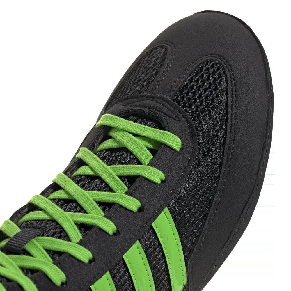 Adidas neon green black shoes hotsell