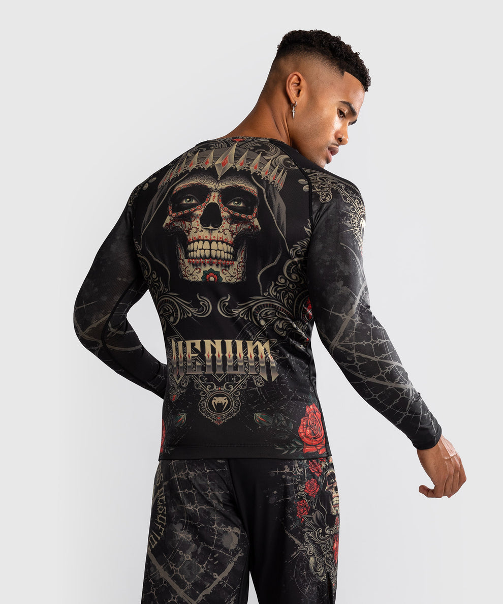 Venum Santa Muerte 5.0 Long-Sleeve Rashguard - black, VENUM-05332-603