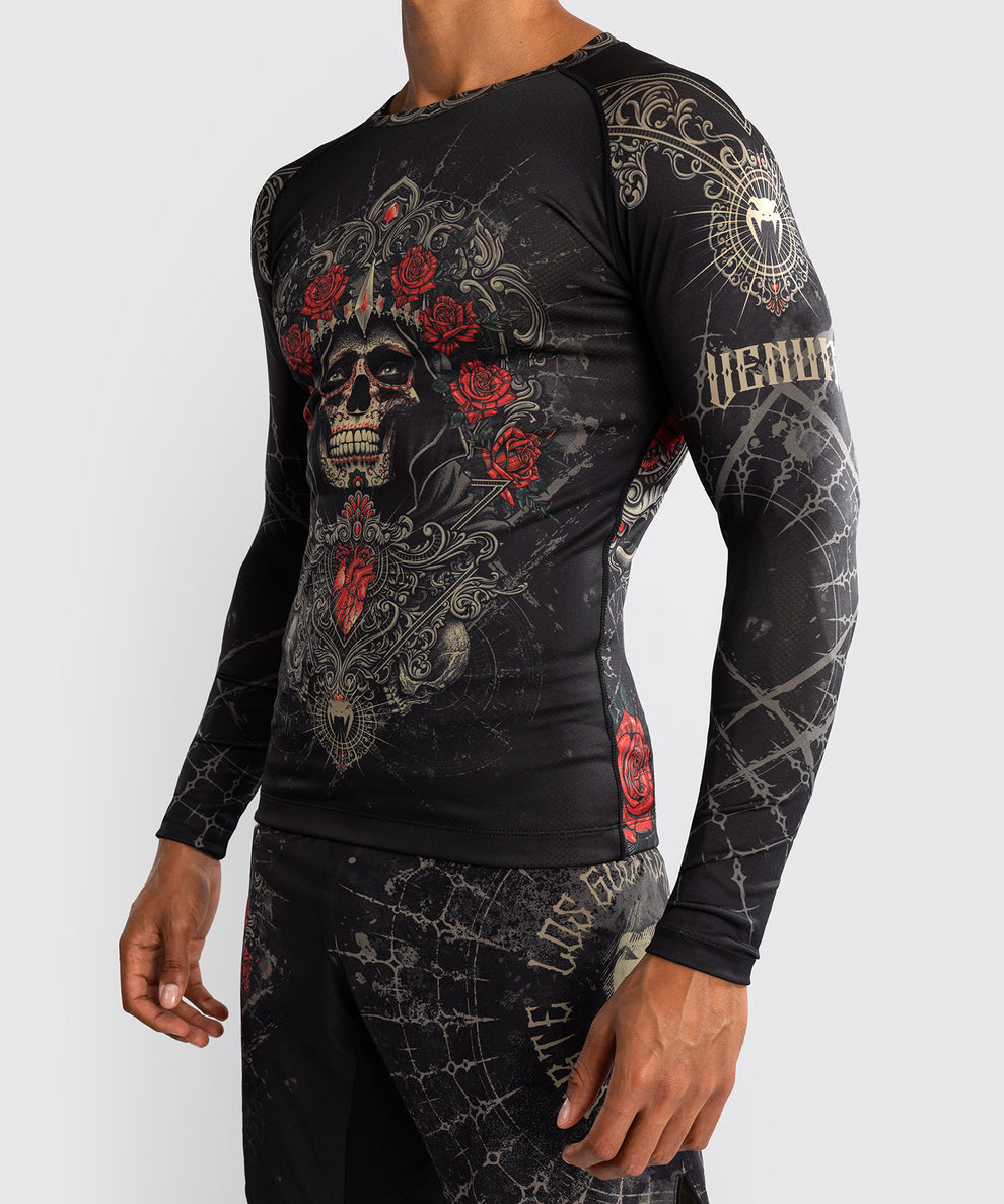 Venum Santa Muerte 5.0 Long-Sleeve Rashguard - black, VENUM-05332-603