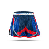 King Classic Muay Thai Shorts - blau/rot, KPB FLAG 2