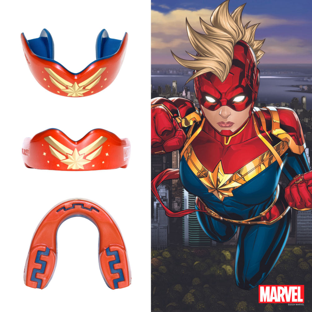 SAFEJAWZ Mouthguard Marvel Captain, SJCapMarvel