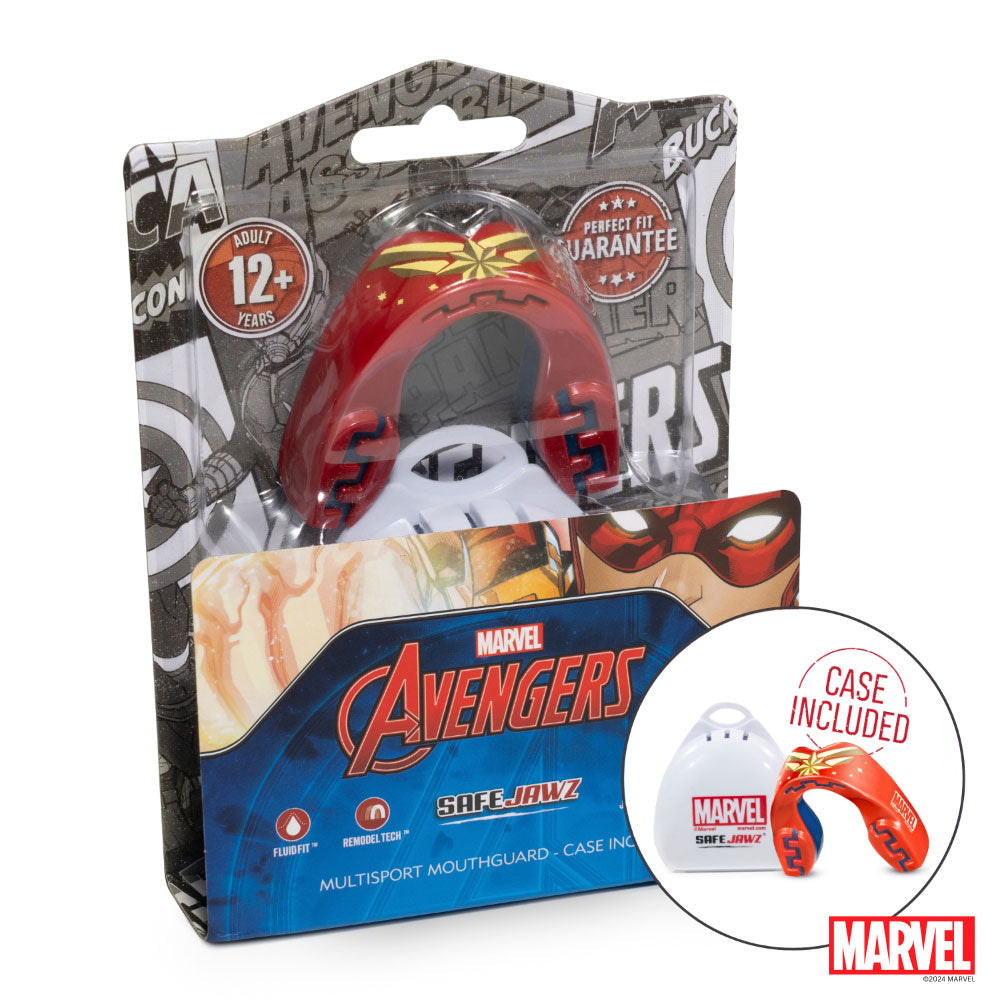 SAFEJAWZ Mouthguard Marvel Captain, SJCapMarvel