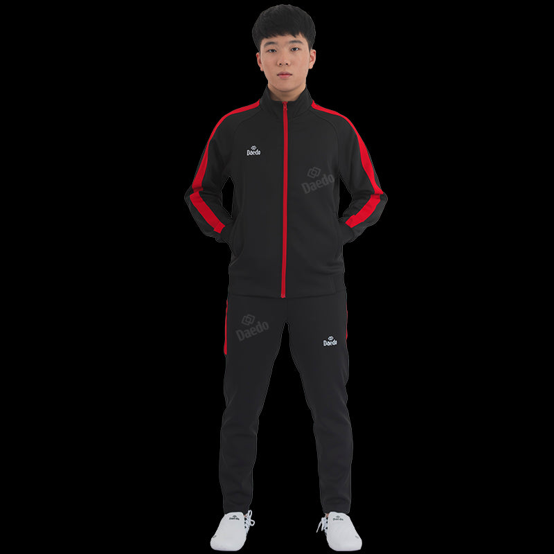 Daedo Tracksuit - black/red, CH1430