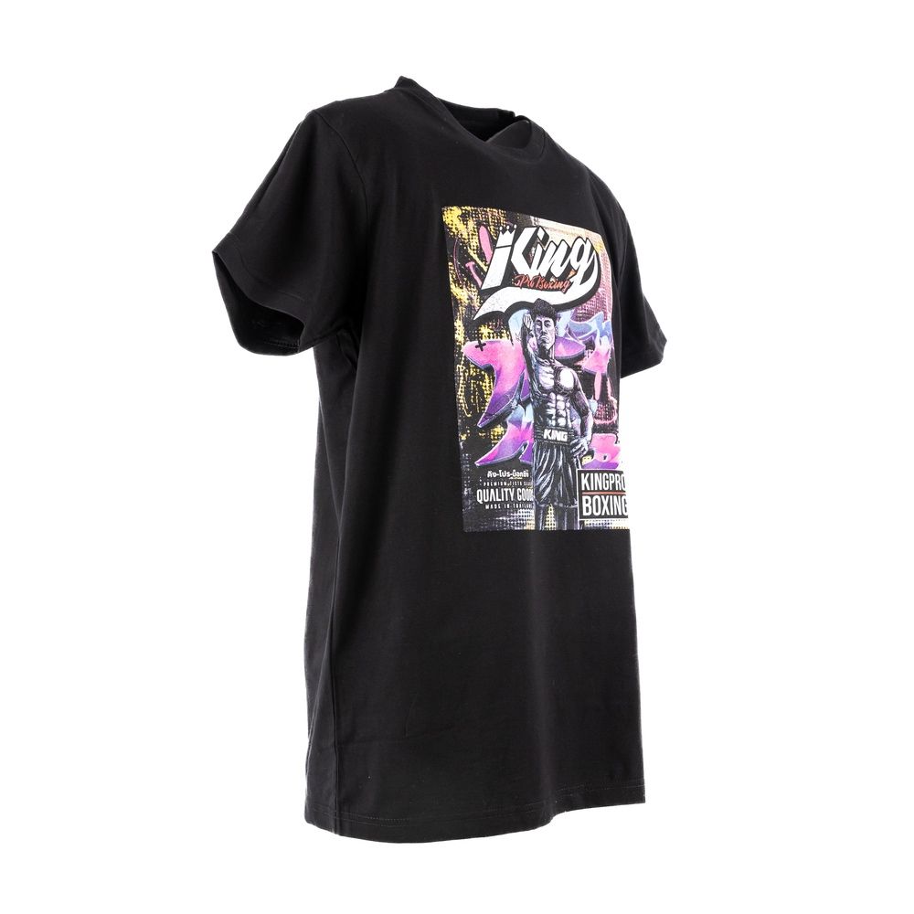 King Pro Boxing Training T-Shirt Comic - black, KPB TS COMIC 01