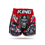 King Muay Thai Shorts HANYA - black/red,  KPB/HANYA RD