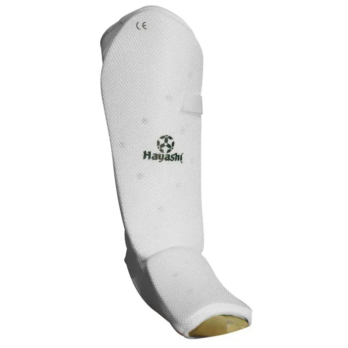 Hayashi Shin and Instep Guards - white, 207-100