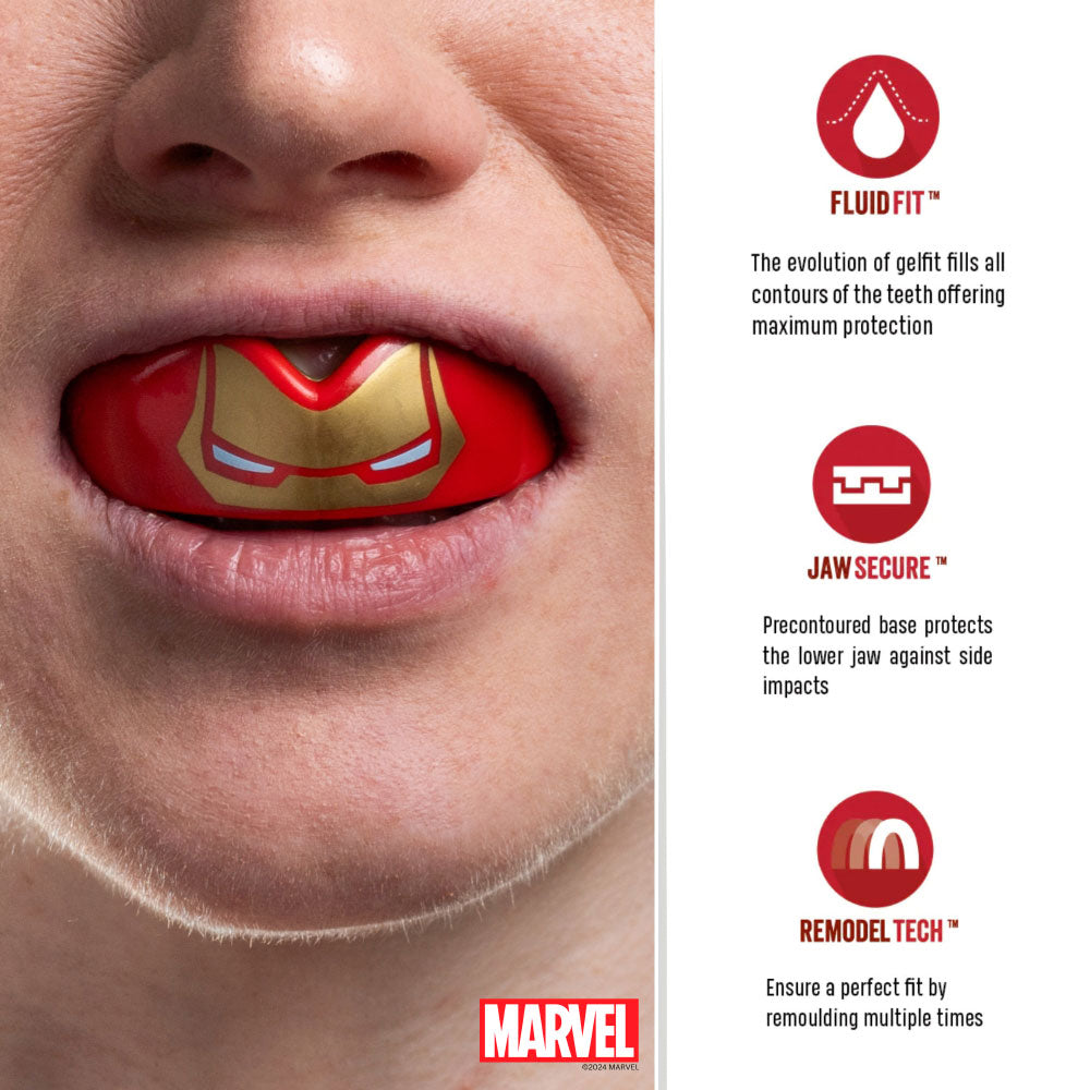 SAFEJAWZ Mouthguard Marvel Iron-Man, SJIron