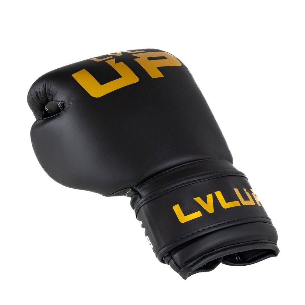 King Pro Boxing Level Up 4 Gloves - black/gold, LVL-UP BG 4