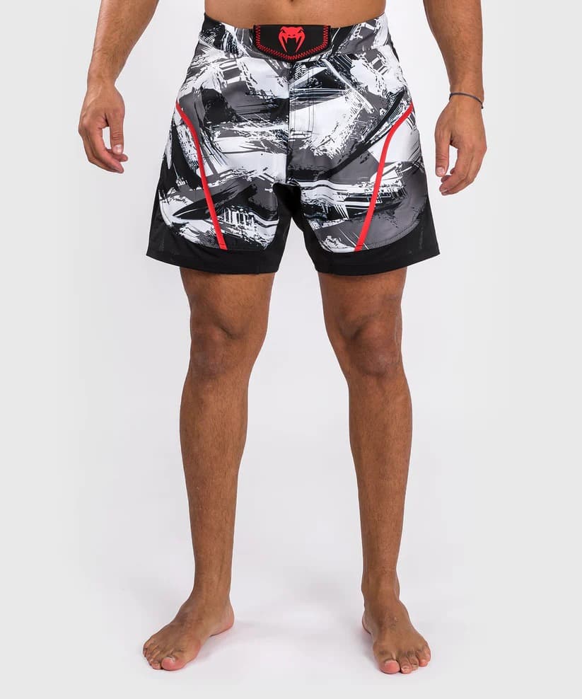 Venum Electron 3.0 MMA Shorts - gray/red, VENUM-04545-618