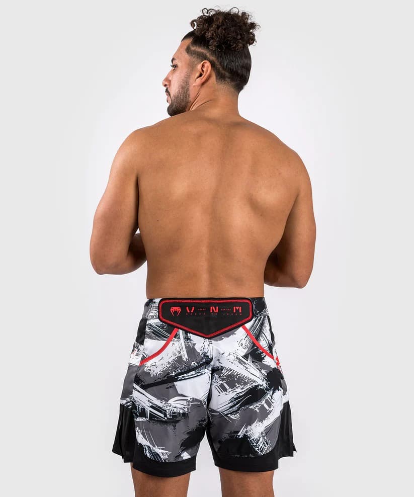 Venum Electron 3.0 MMA Shorts - gray/red, VENUM-04545-618