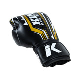 King Pro Boxing Boxing Gloves Spartan 3 - black/gold, KPB/BG SPARTAN 3