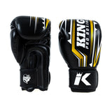 King Pro Boxing Boxing Gloves Spartan 3 - black/gold, KPB/BG SPARTAN 3