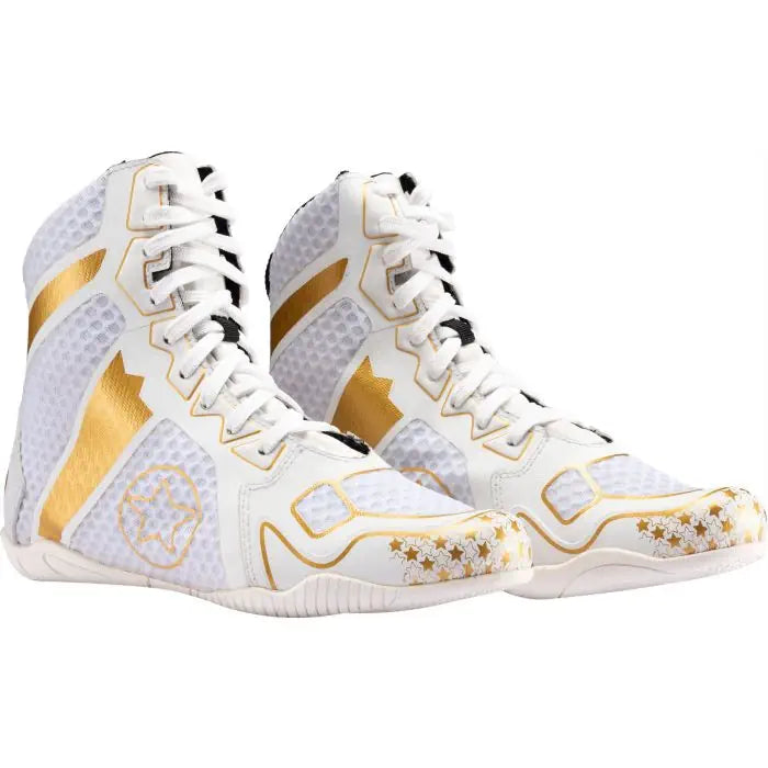 Top Ten Speedmaster Boxing Shoes - white/gold, 1174-12