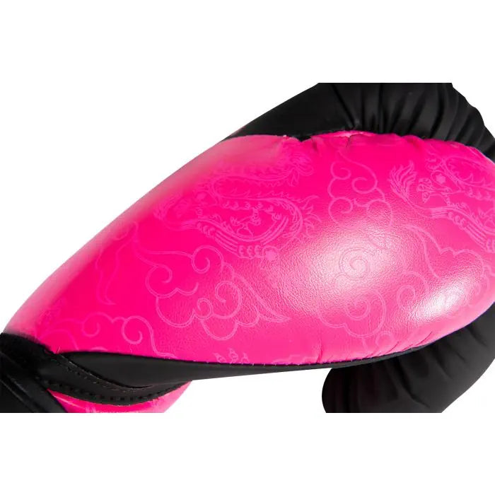 Top Ten "Dragon" Boxing Gloves - black/pink, 22197-97