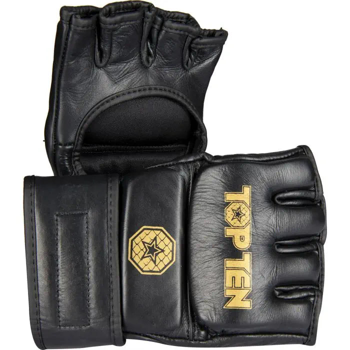 MMA Gloves - TOP TEN MMA - black/gold, 23353-92