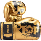 TOP TEN Boxing Gloves Power Ink Golden Star - gold/black, 22662-29