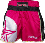 TOP TEN Star Shorts - WAKO Approved - pink, 1864-7