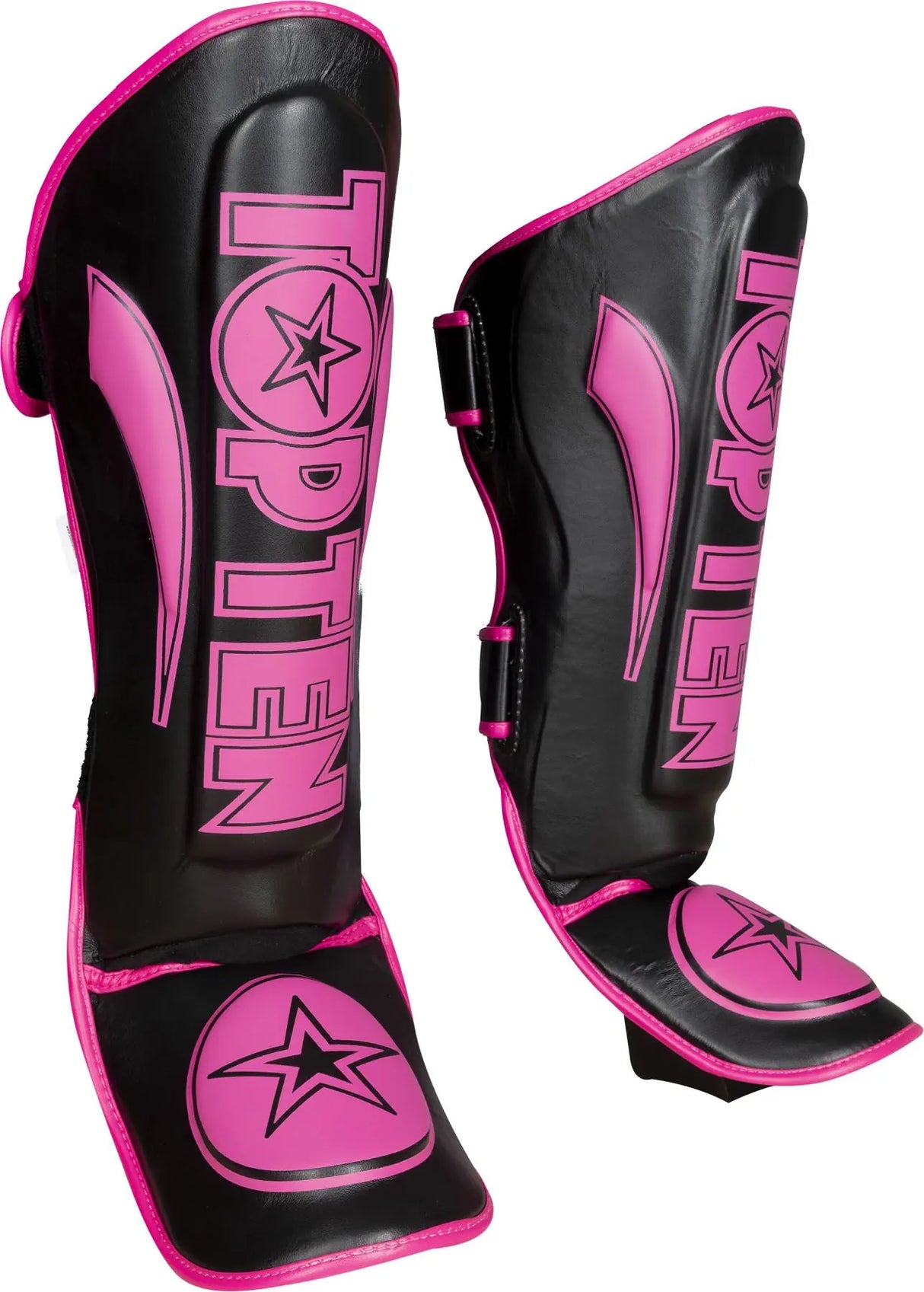 Shin Guards Top Ten SuperLight - black/pink, 32194-97