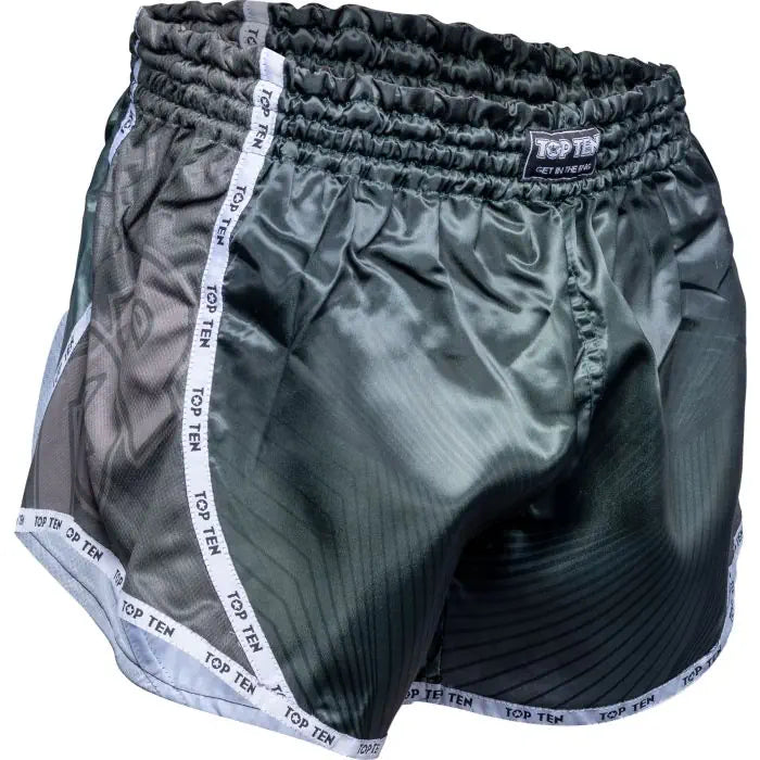 Top Ten Kickboxing Shorts "Vectory" - green, 18621-51