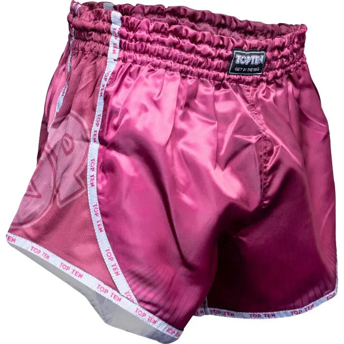 Top Ten Kickboxing Shorts "Vectory" - pink, 18621-71